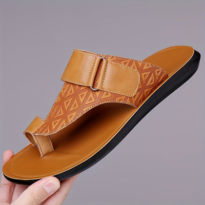 Casual Leather Slippers Men