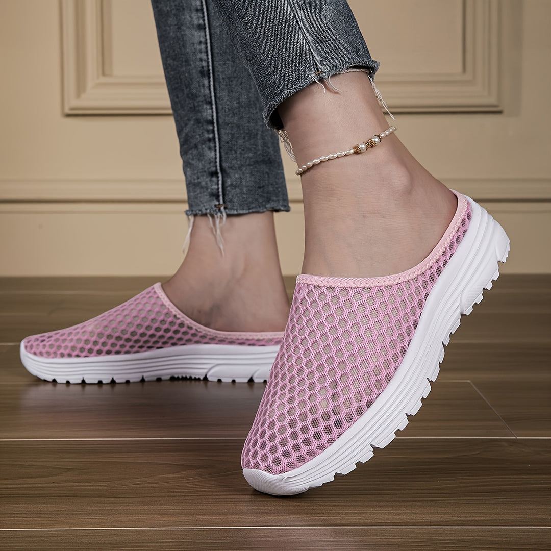 Lightweight Slip On Mesh Slippers