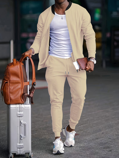 Sports Tracksuit Matching Set Men