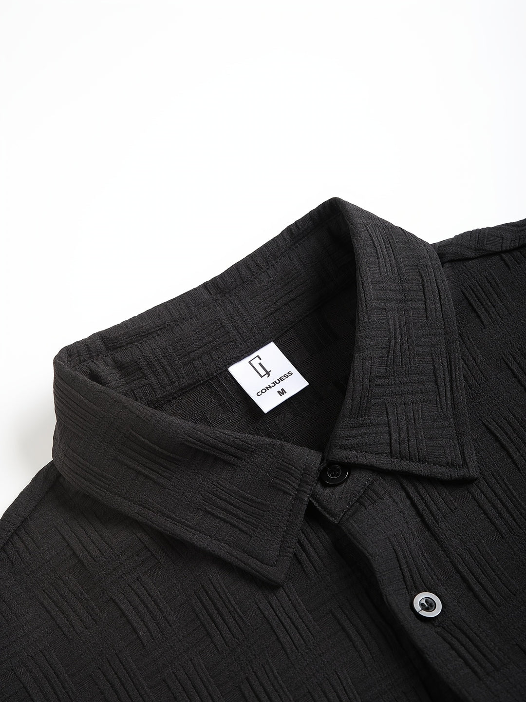 Casual Solid Color Shirt Set