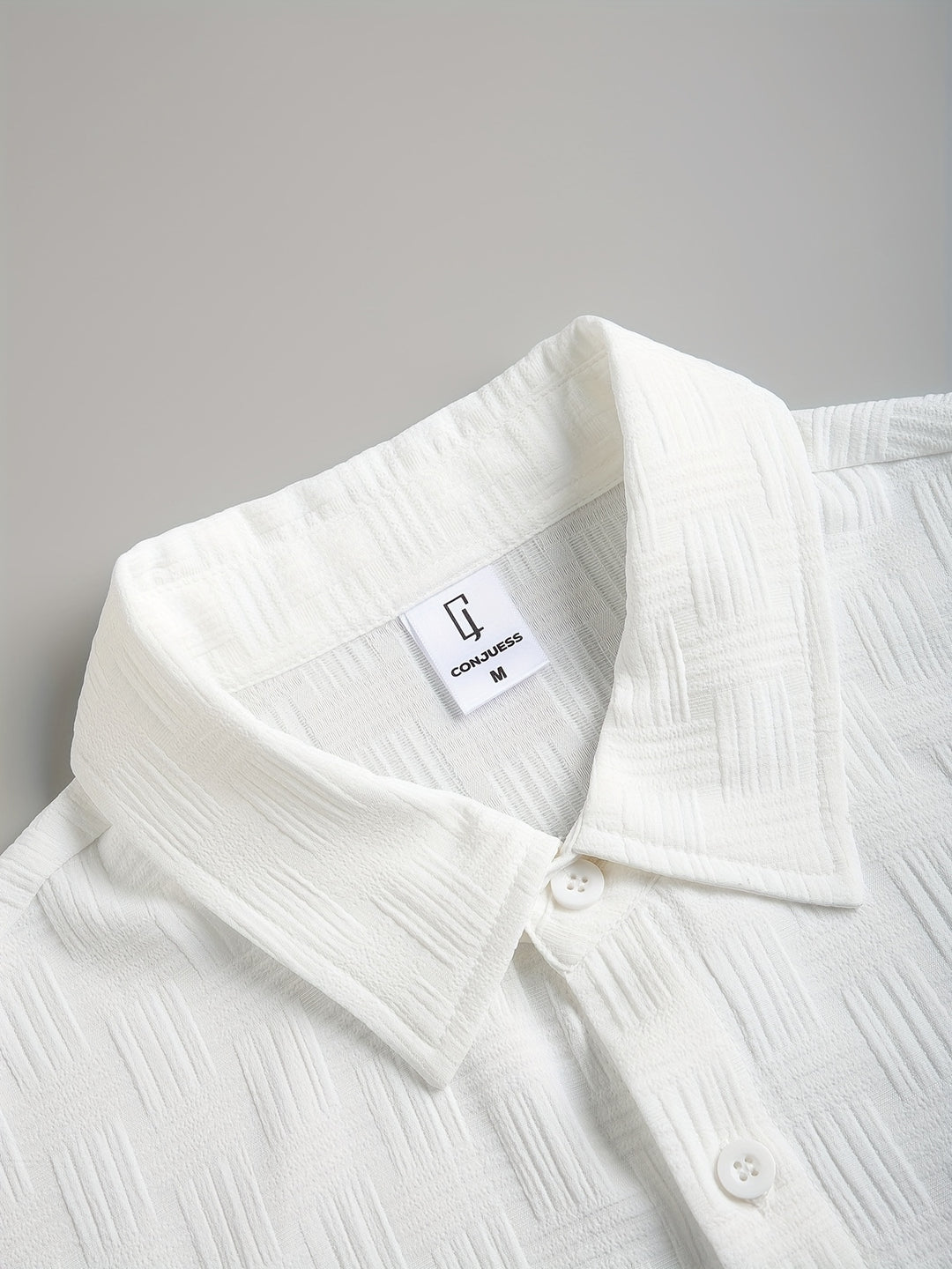 Casual Solid Color Shirt Set