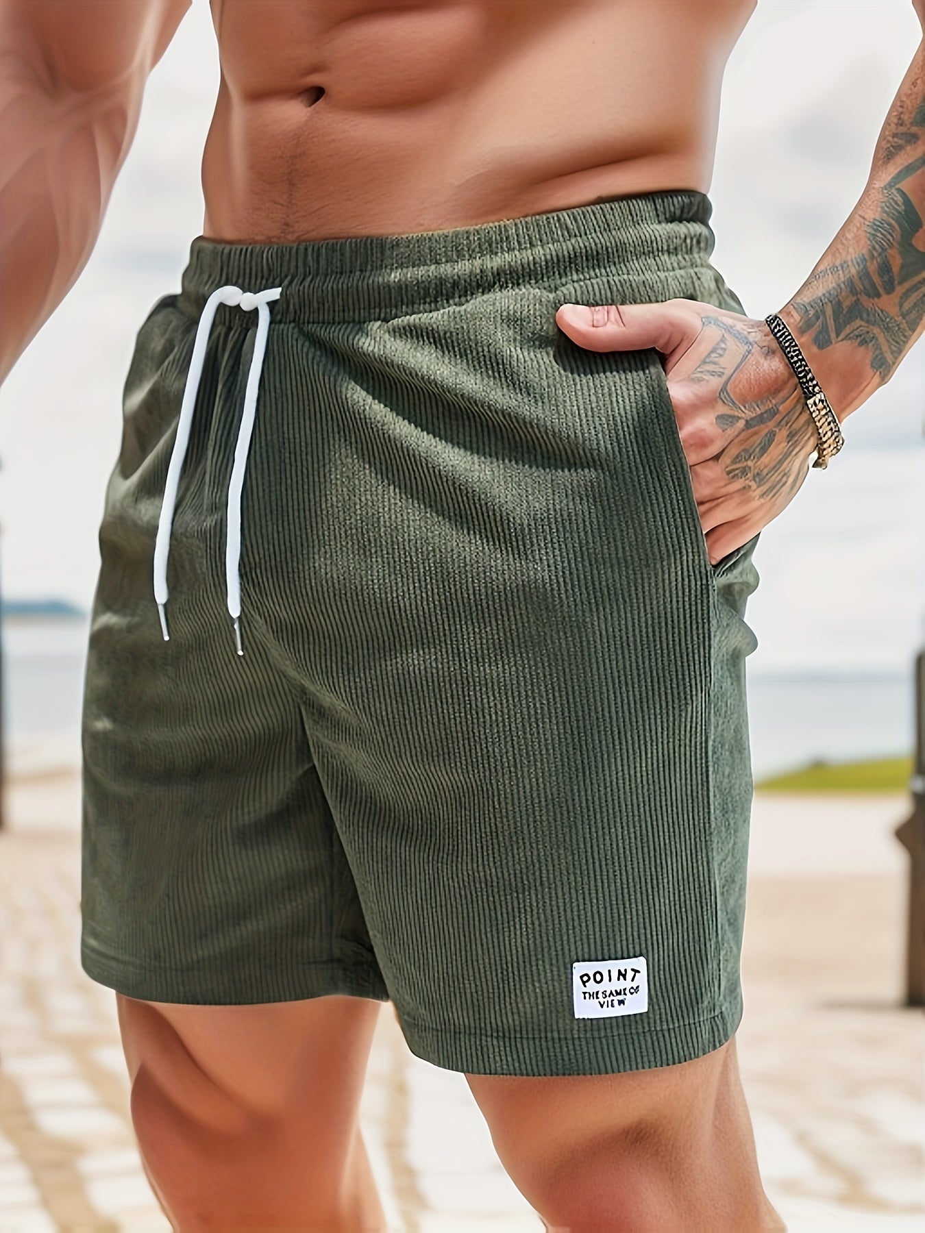 Men’s Striped Summer Shorts