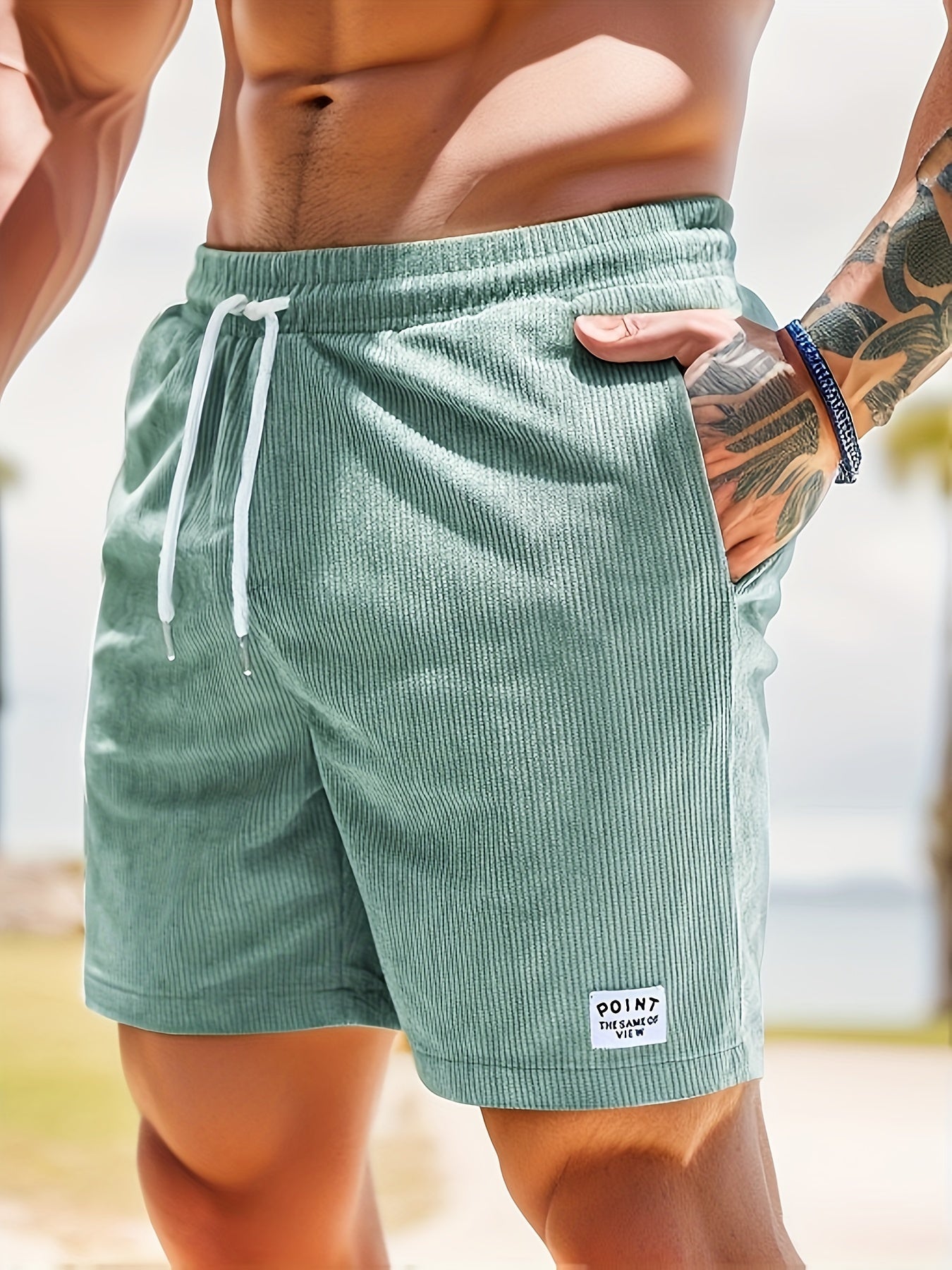 Men’s Striped Summer Shorts