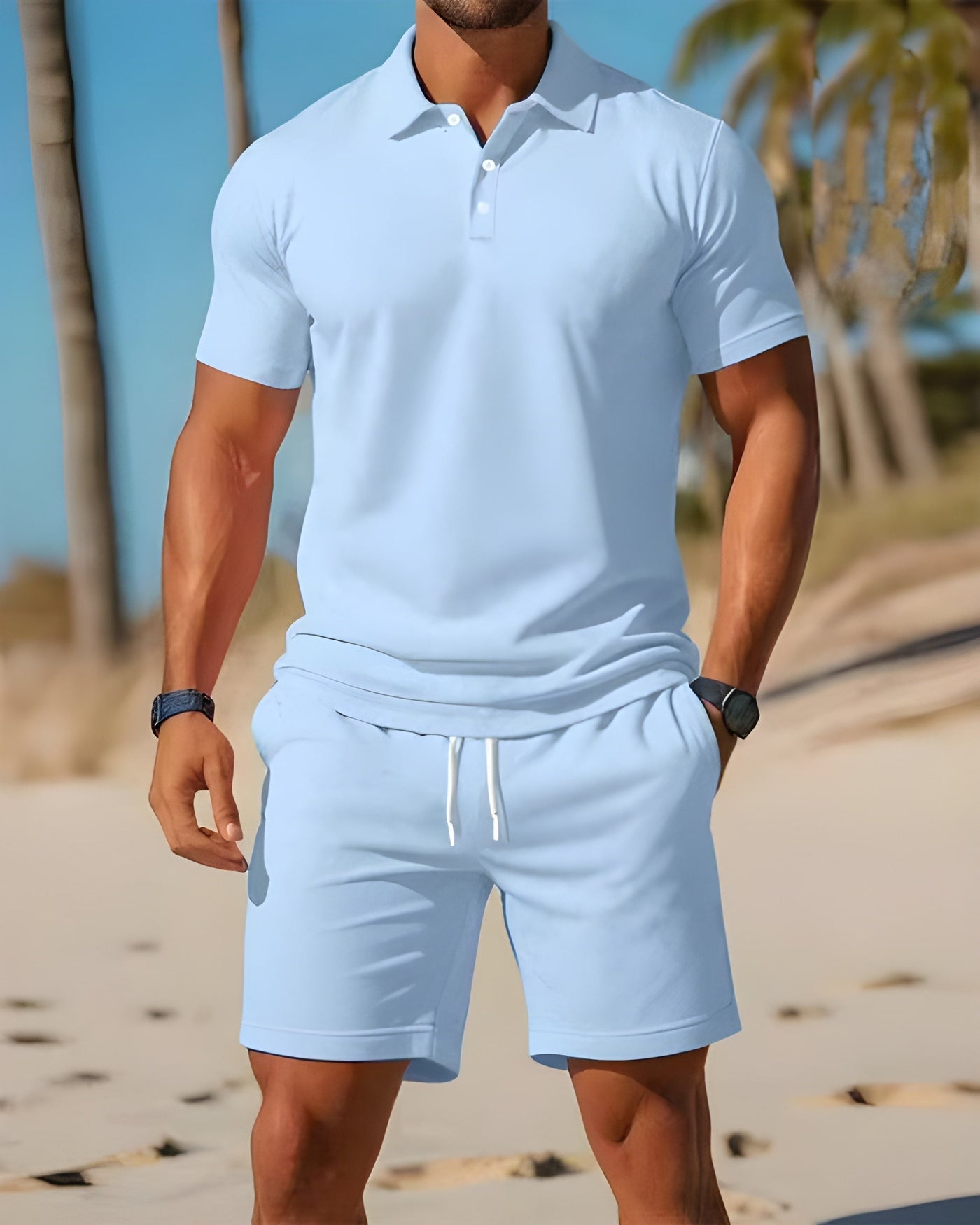 Shirt & Short Men's Summer Set