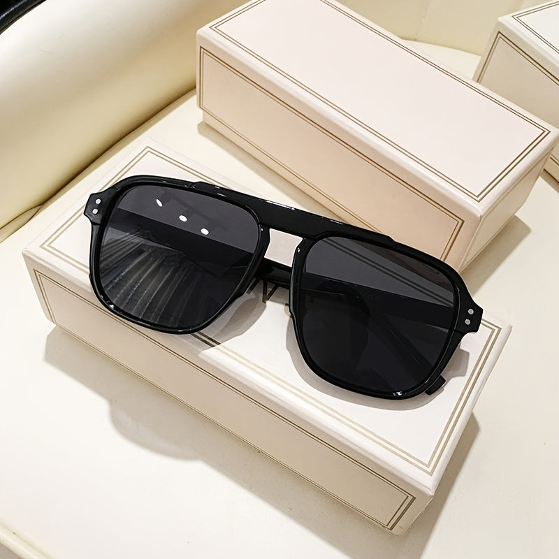 Y2K-Style Large Men's Sunglasses