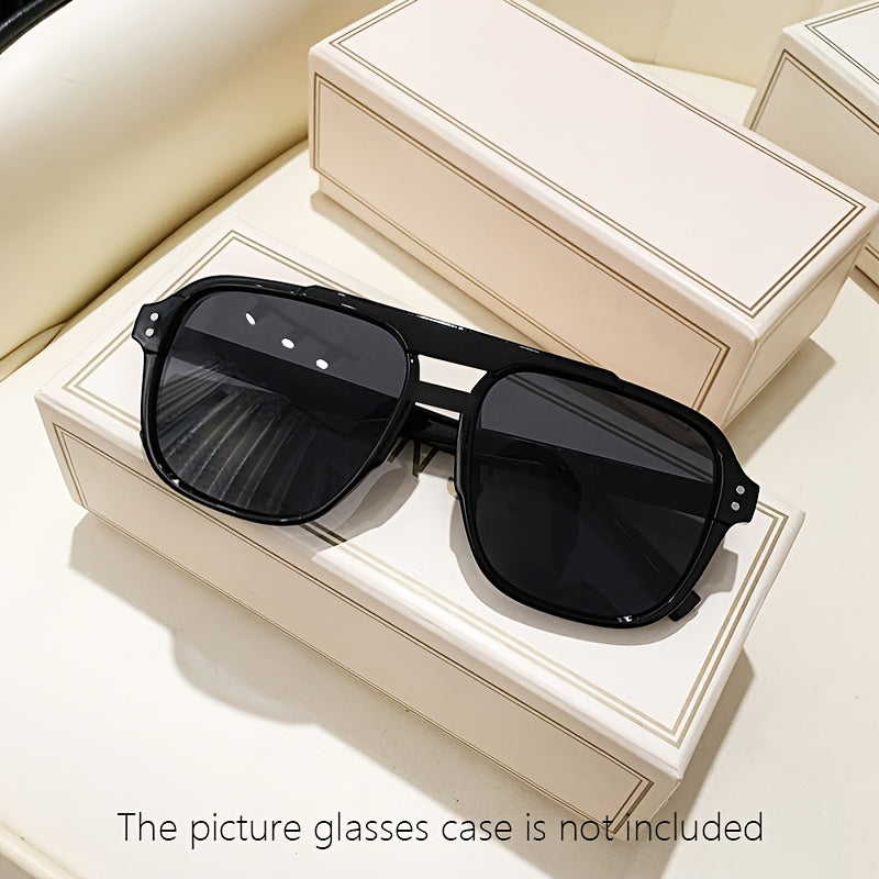 Y2K-Style Large Men's Sunglasses