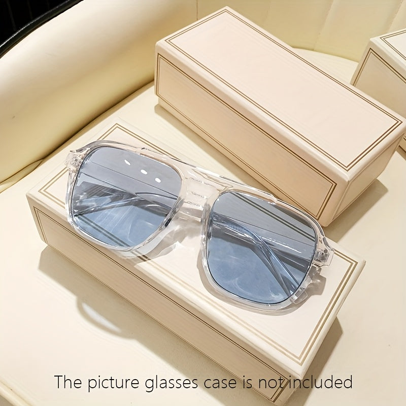 Y2K-Style Large Men's Sunglasses