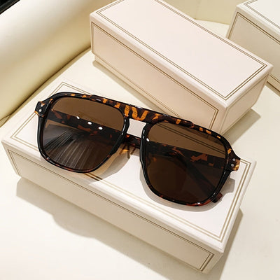 Y2K-Style Large Men's Sunglasses