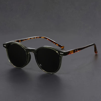 Retro Tortoiseshell Round Sunglasses
