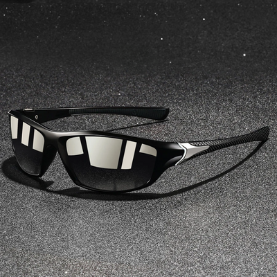 Lightweight Metal Polarized Sunglasses Men