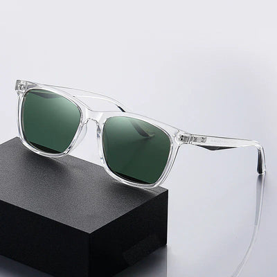 Clear Frame Polarised Men's Sunglasses