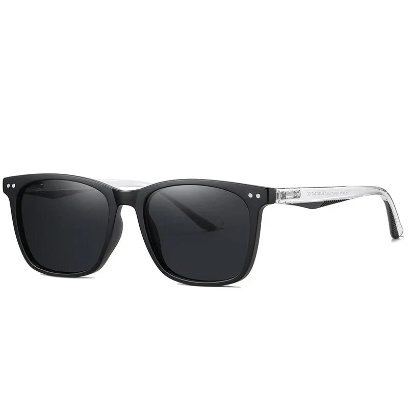 Clear Frame Polarised Men's Sunglasses