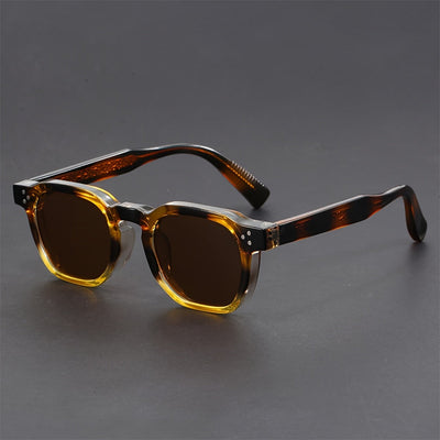 Retro Square Frame Men's Sunglasses