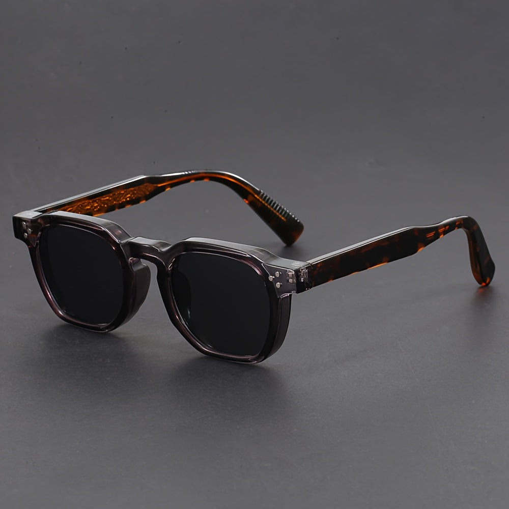 Retro Square Frame Men's Sunglasses