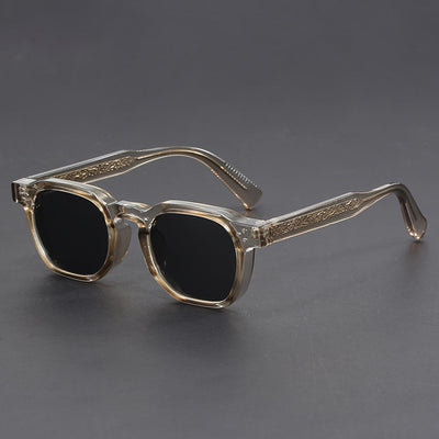 Retro Square Frame Men's Sunglasses