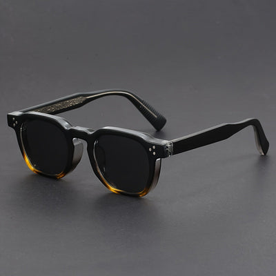 Retro Square Frame Men's Sunglasses