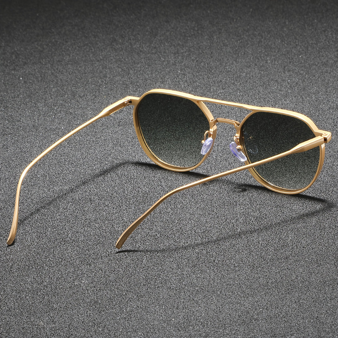 Retro Round Metal Men's Sunglasses