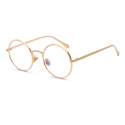 Retro Round Metal Sunglasses Men