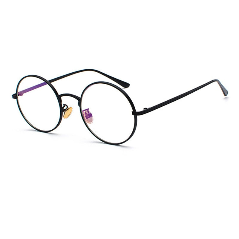 Retro Round Metal Sunglasses Men
