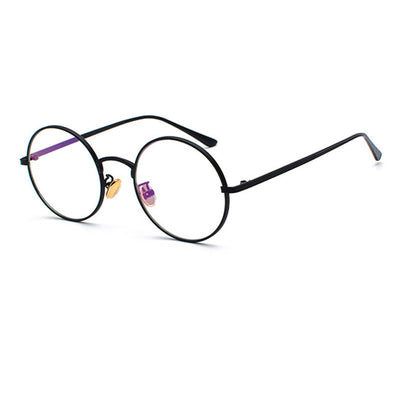 Retro Round Metal Sunglasses Men