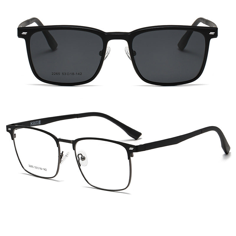 Magnetic Clip-on Sunglasses Men