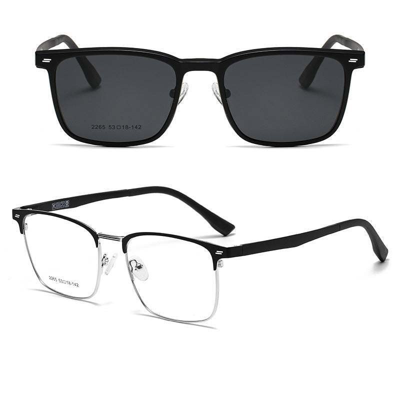 Magnetic Clip-on Sunglasses Men