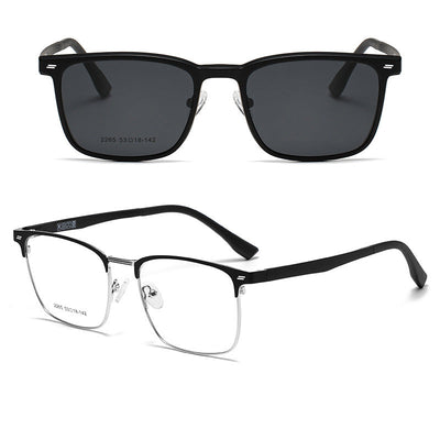 Magnetic Clip-on Sunglasses Men