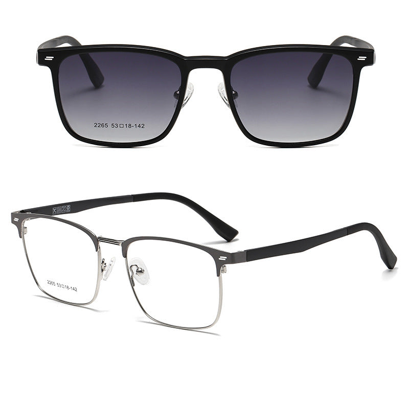 Magnetic Clip-on Sunglasses Men