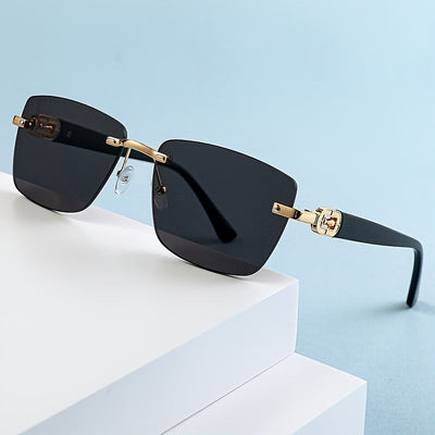 Rimless Fashion Sunglasses Men