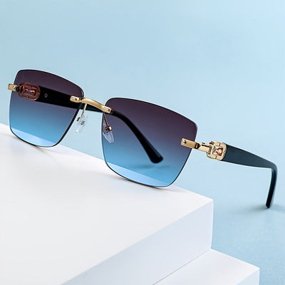 Rimless Fashion Sunglasses Men