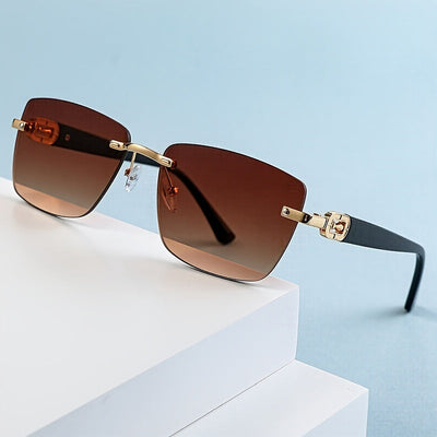 Rimless Fashion Sunglasses Men