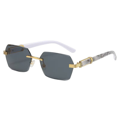 Vintage Rimless Men's Sunglasses