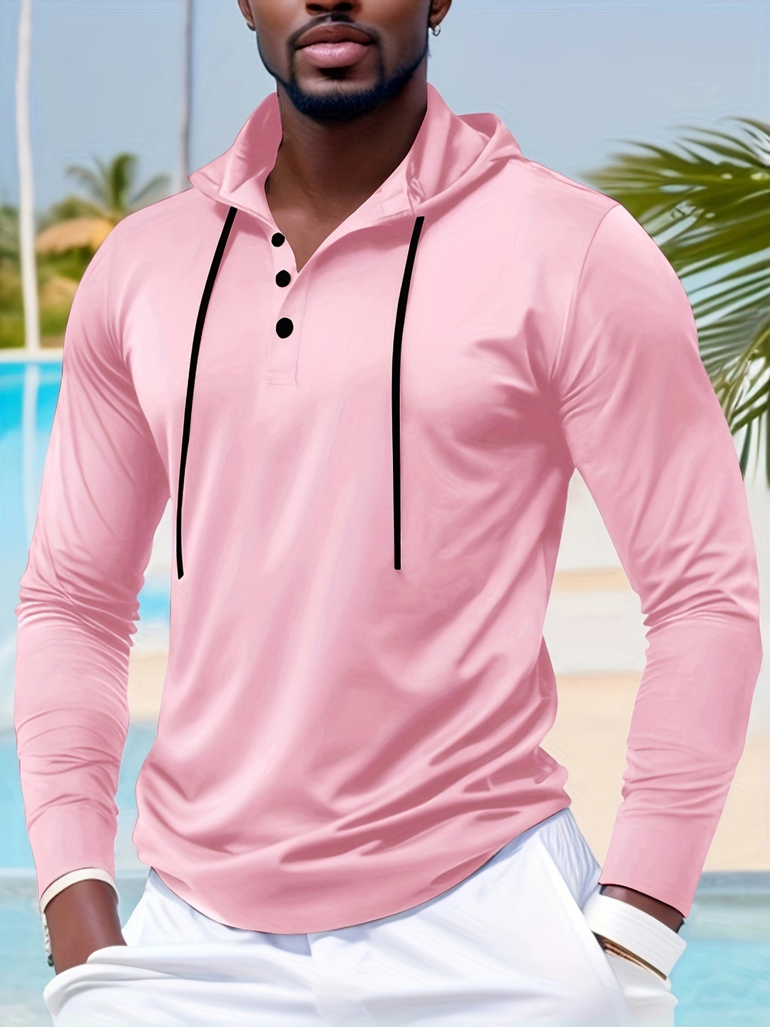 Lightweight Hooded Men's Long Sleeve