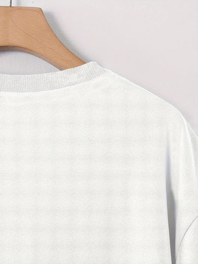 Loose Fit Rose Print T-Shirt