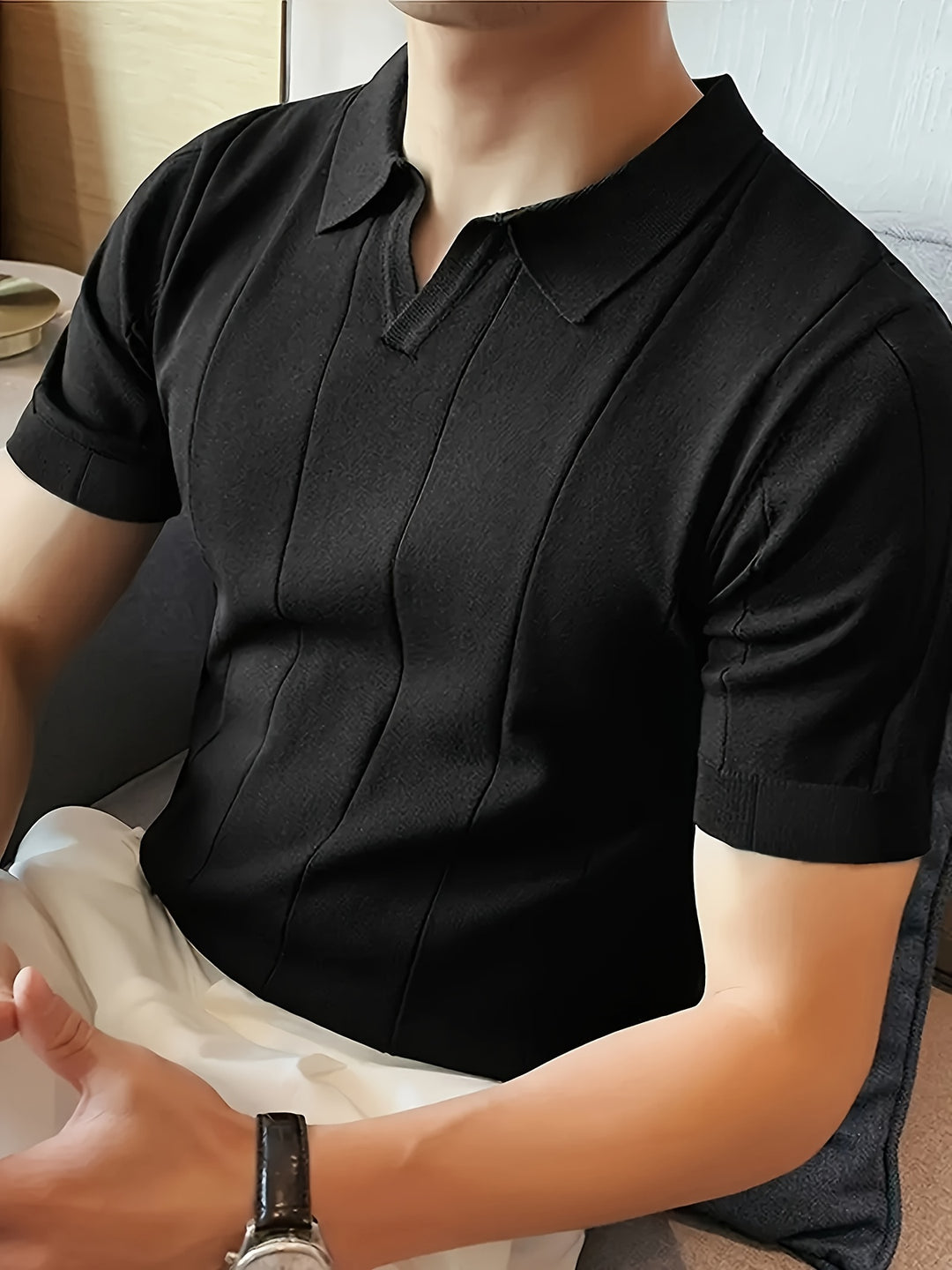 Short Sleeve Polo Shirt Men