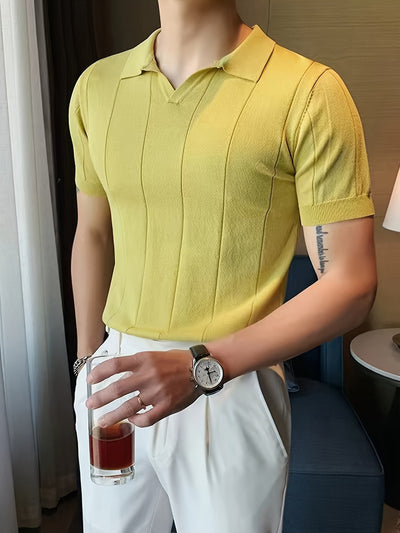 Short Sleeve Polo Shirt Men