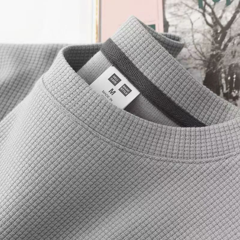 Waffle Knitted Men's T-Shirt