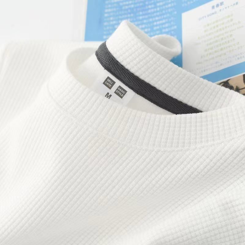 Waffle Knitted Men's T-Shirt