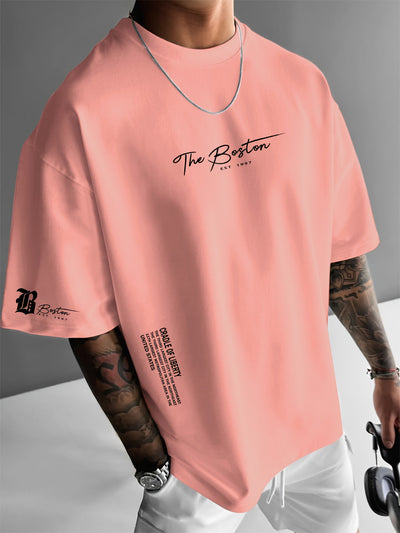 Trendy Slogan Print Summer Tee
