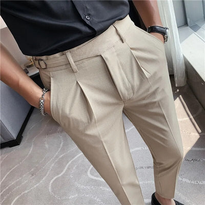 Slim-Fit Office Pants Men