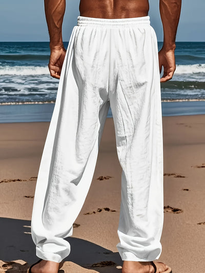 Cotton-Linen Beach Men's Pants