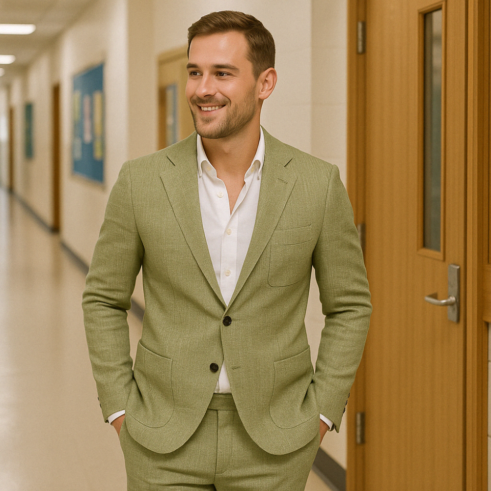 Two-piece Linen Men's suit