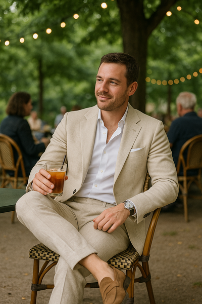 Two-piece Linen Men's suit