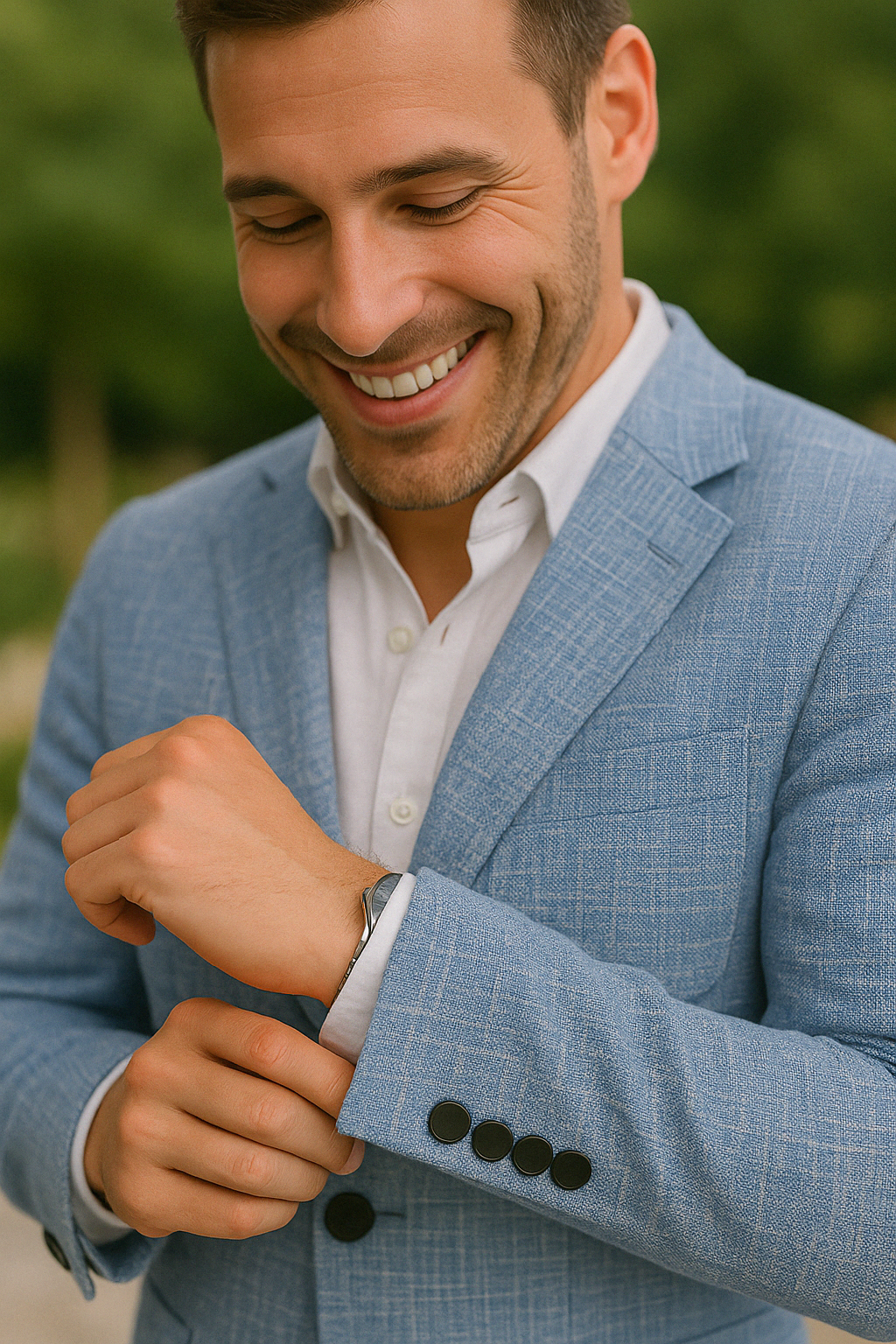 Two-piece Linen Men's suit