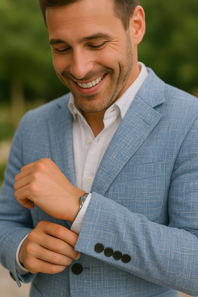 Two-piece Linen Men's suit