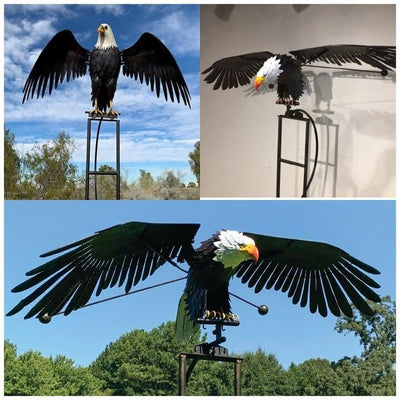 Eagle Wind Spinner Garden Ornaments