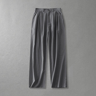 Wide-Leg Linen Trousers Women