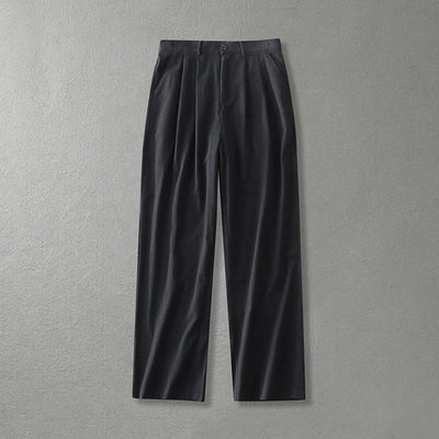 Wide-Leg Linen Trousers Women