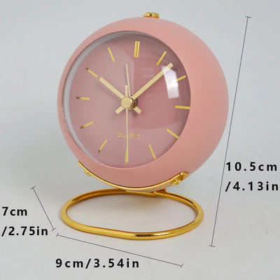 Minimalist Luminous Quartz Alarm Clock