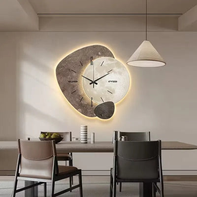 LED Moon Phase Wall Clock